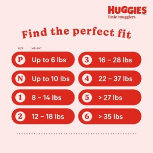 Huggies Size 4 Diapers, Little Snugglers Baby Diapers, Size 4 (22-37 lbs), 140 Ct (2 packs of 70)