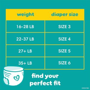 Pampers Swaddlers 360 Pull-On Diapers, Size 4, 132 Count, One Month Supply, for up to 100% Leakproof Skin Protection and Easy Changes